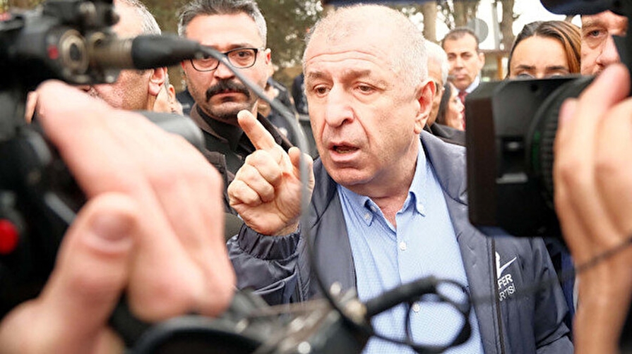 Ümit Özdağ’a Karkamış’ta vatandaşlardan büyük tepki! Arbede çıkınca, dükkana sığındı!