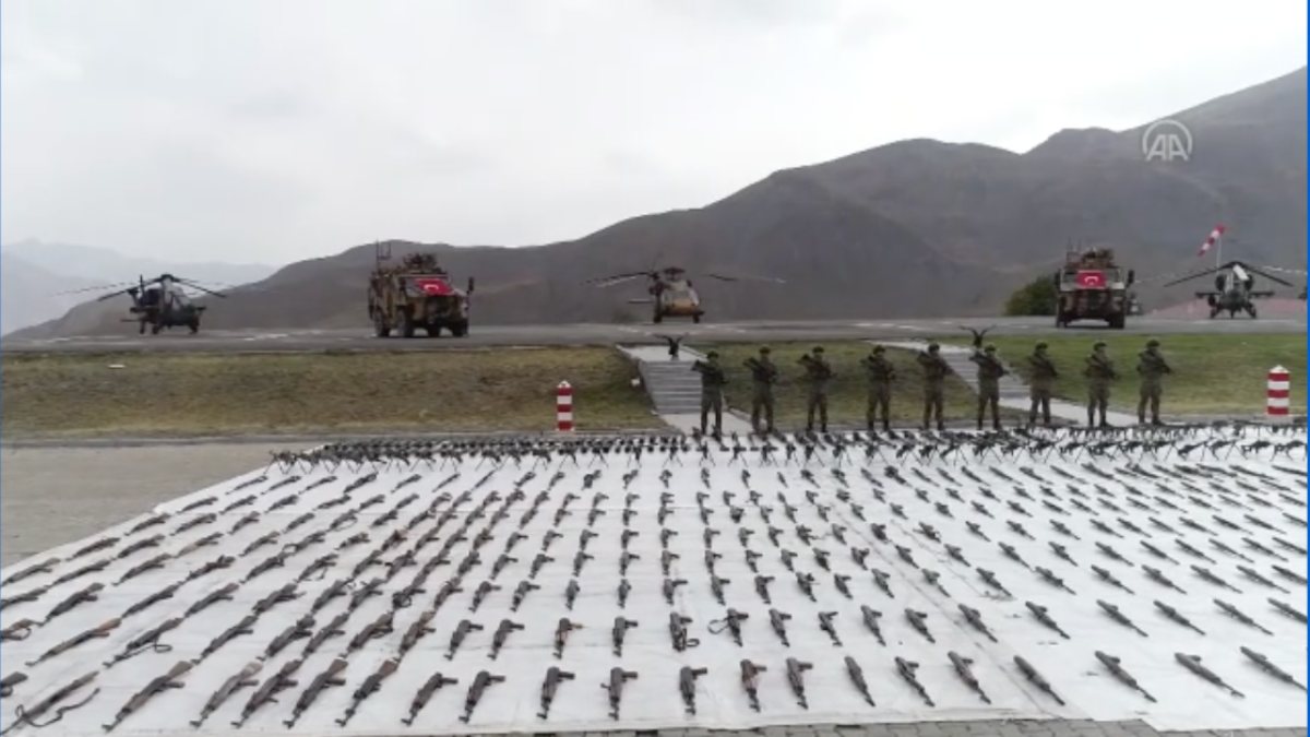 Pençe-Kilit Operasyonu’nda teröristlerin lojistik kaynaklarına büyük darbe