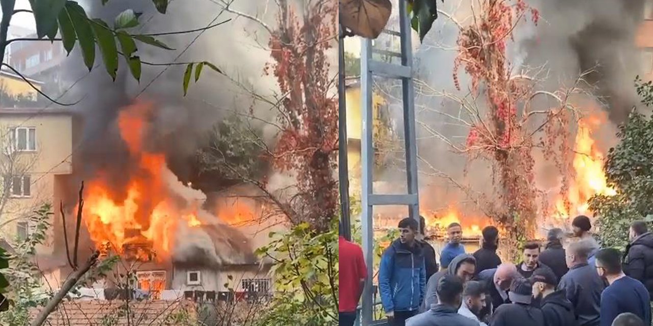 Sarıyer’de 3 gecekondu küle döndü