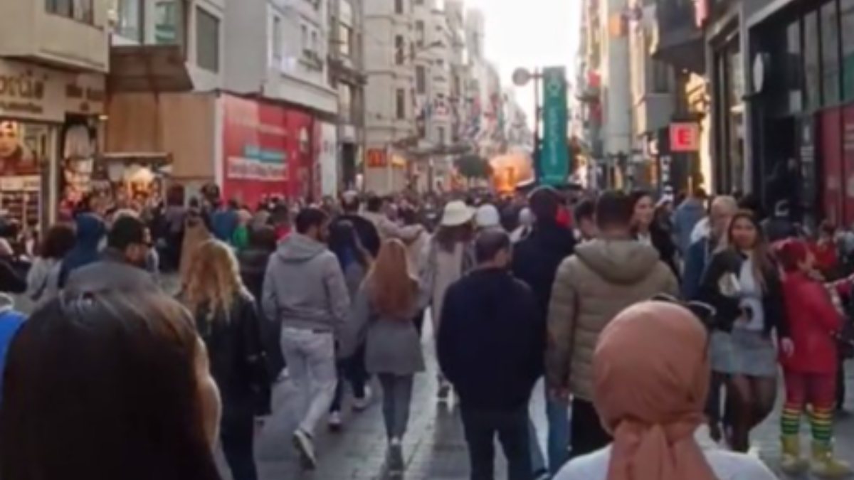 Taksim’deki patlama anı kameraya yansıdı