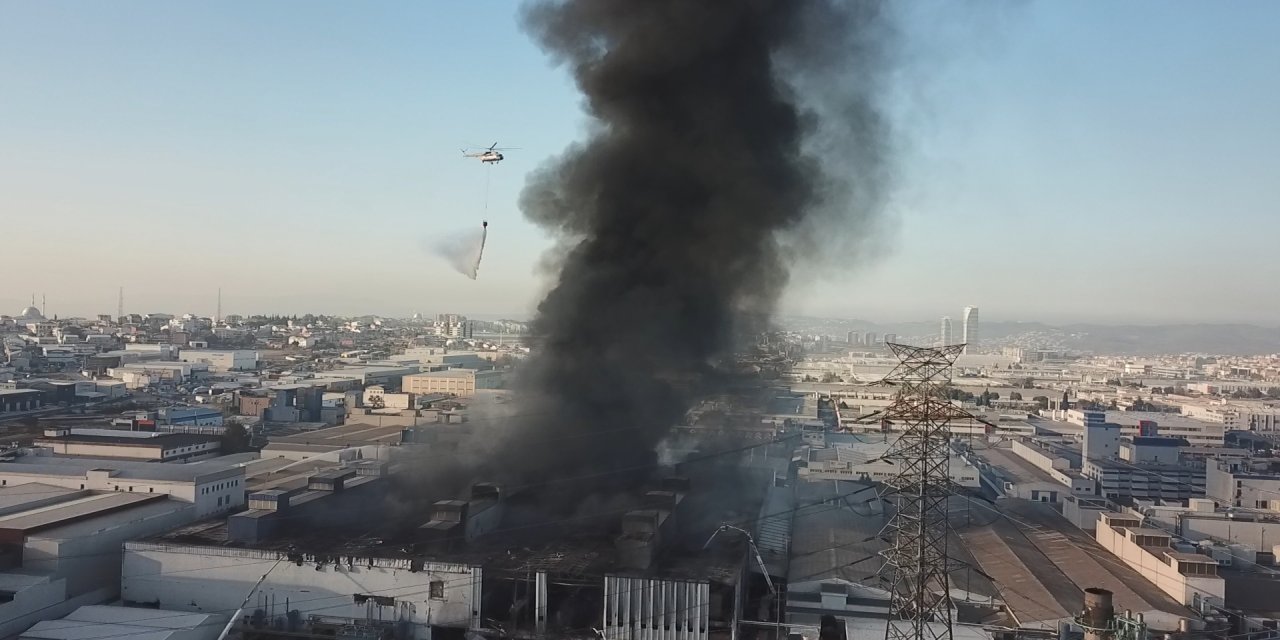 Tekstil fabrikasındaki yangın 22. saatinde