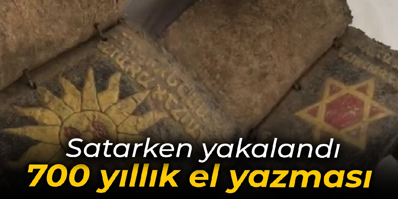 700 yıllık Tevrat’ı satmak isterken yakalandı