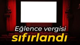 Eğlence vergisi sıfırlandı