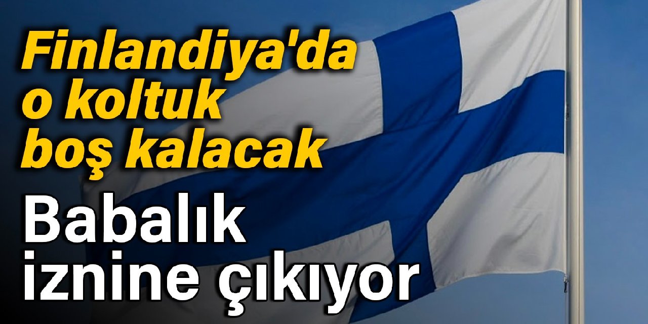 Finlandiya’da o koltuk boş kalacak: Savunma Bakanı babalık iznine çıkıyor