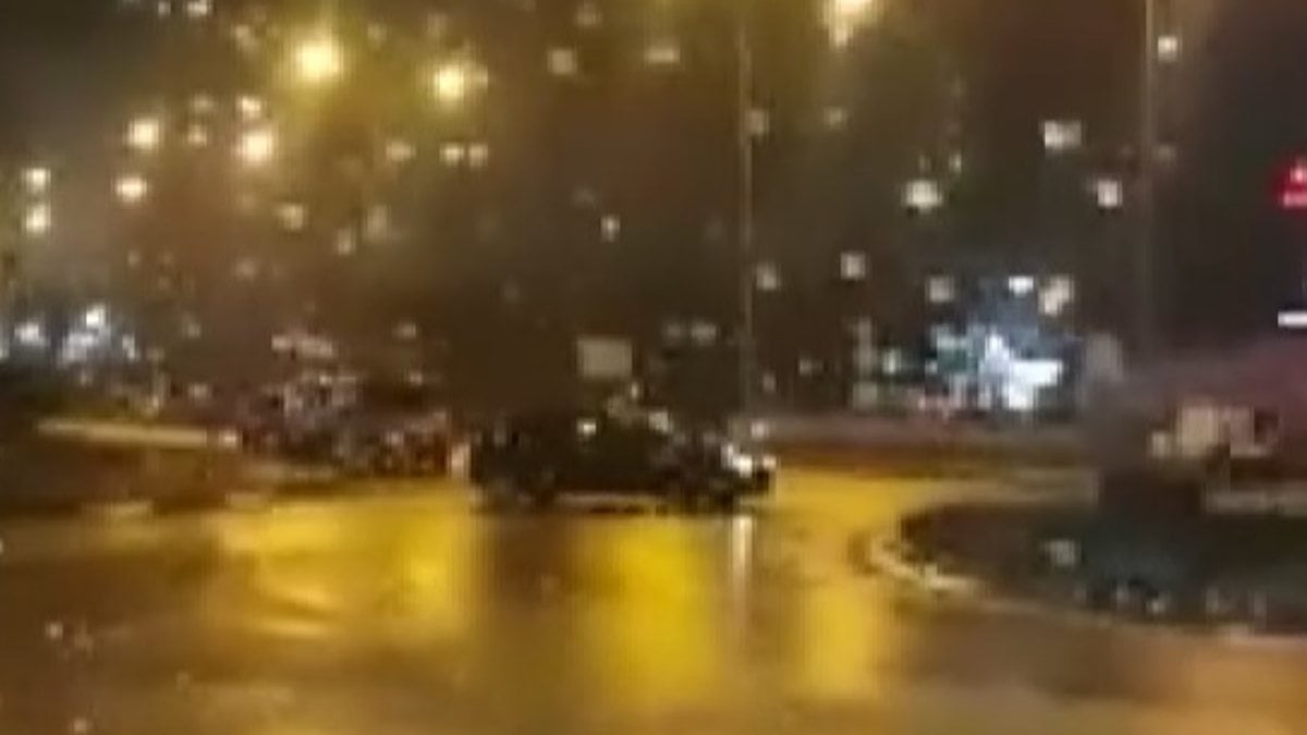 Gaziantep’te drift atan sürücüye 9 bin 125 lira cezai işlem