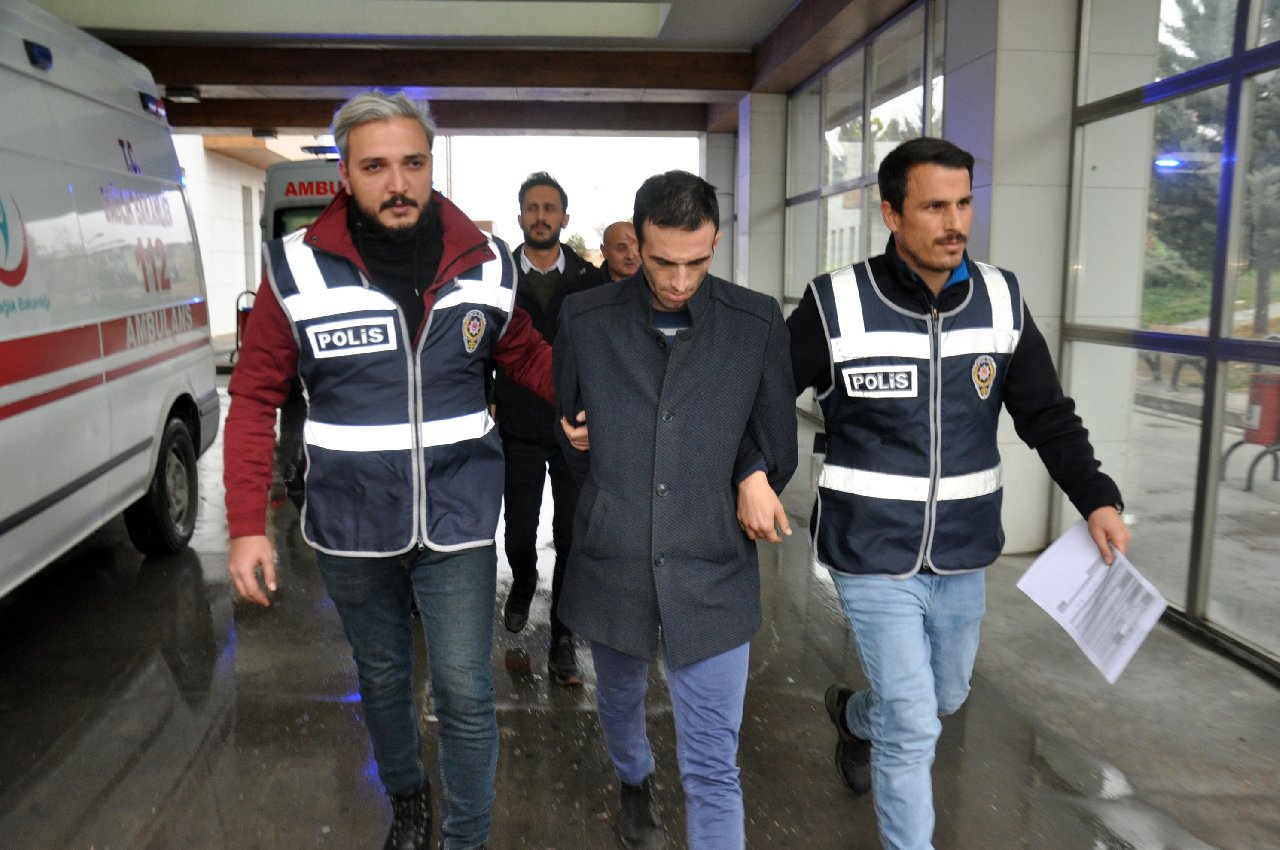 Kadınların başına odunla vuran şüpheli tutuklandı