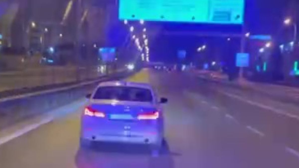 Maltepe’de ambulansa yol vermeyen sürücü kamerada