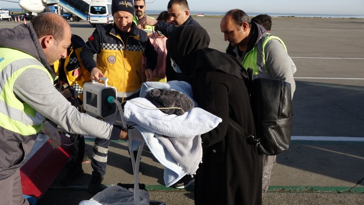 Trabzon’da SMA’lı Egemen, sağlığına kavuşmak için yola çıktı