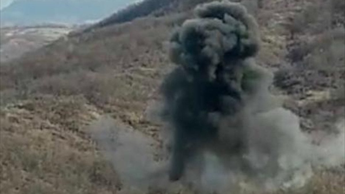 Tunceli’de, 6 el yapımı patlayıcı imha edildi