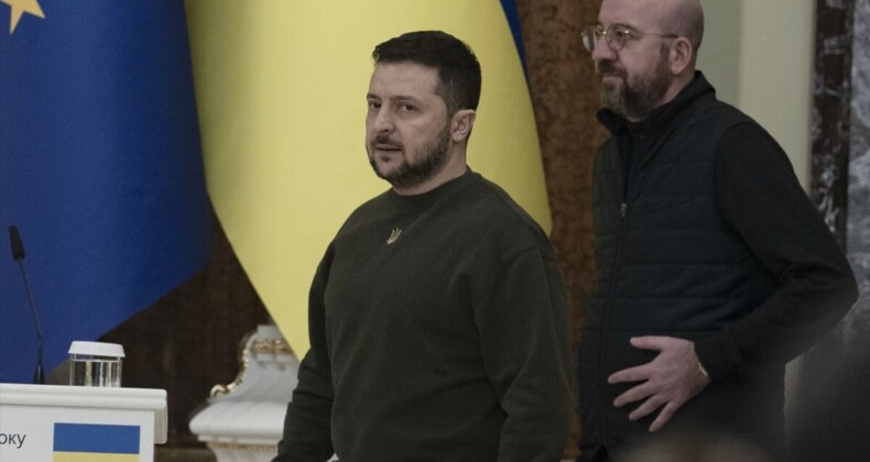 Charles Michel, Ukrayna’da Vladimir Zelensky ile görüştü