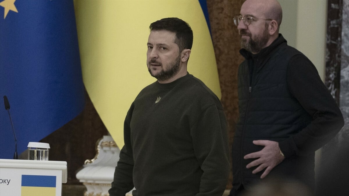 Charles Michel, Ukrayna’da Vladimir Zelensky ile görüştü