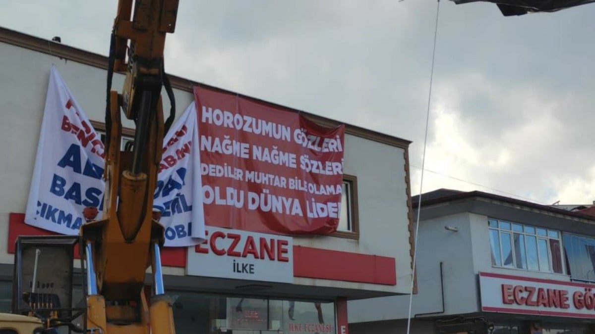 Denizli’den Cumhurbaşkanı Erdoğan’a esprili pankart