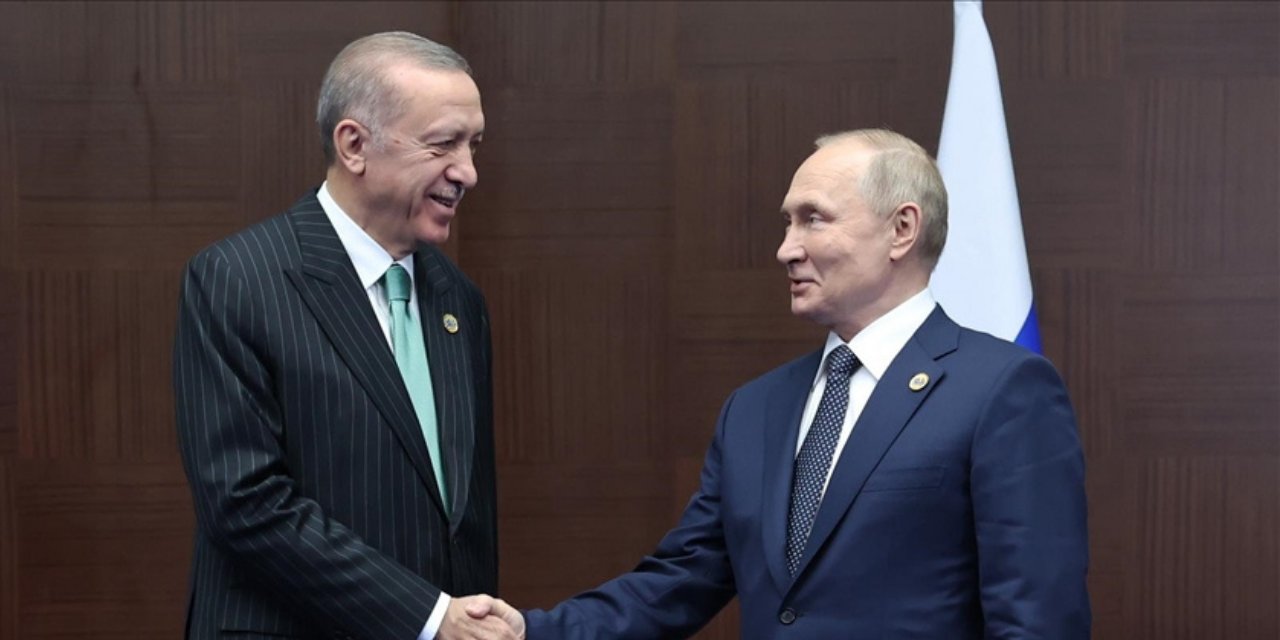 Erdoğan ve Putin görüştü: Konulardan biri Suriye
