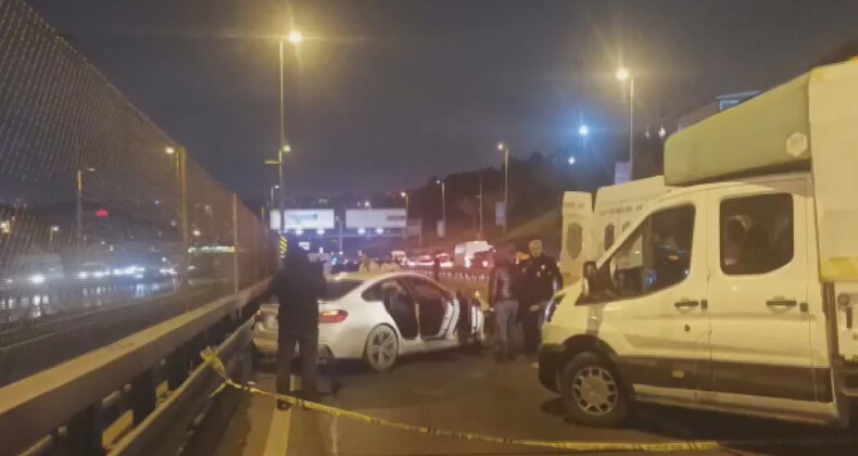 Haliç Köprüsü’nde otomobile silahlı saldırı: 1 ölü