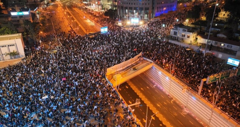 İsrail’de Netanyahu’nun yargı düzenlemesine karşı protestolar sürüyor