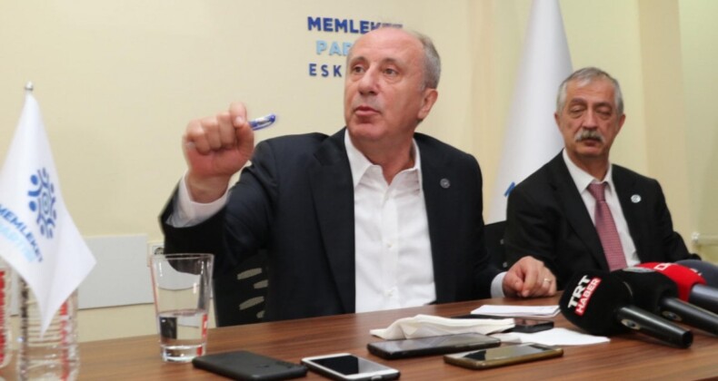 Muharrem İnce’den ittifak açıklaması: Partilerle görüşüyoruz ocak sonu açıklarız