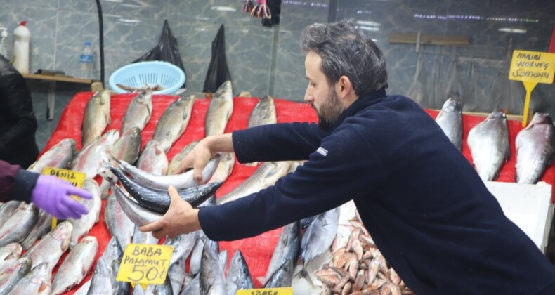 Samsun’da tezgahta mezgit, somon ve hamsi var