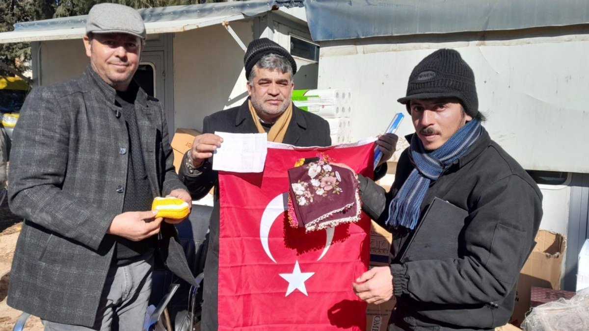 Adıyaman’da depremzedeleri duygulandıran yardım