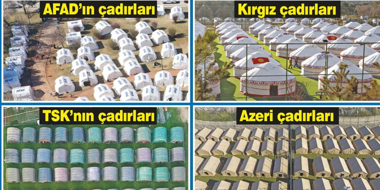 AFAD’ın çadırları bile plansız!