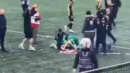 Amatör lig maçında tekme ve yumruklu kavga çıktı: Futbolcular dayak yedi