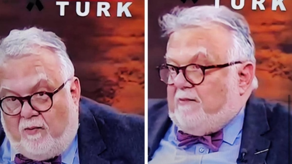 Celal Şengör, depremi anlatırken kapanan gözlerini bantladı