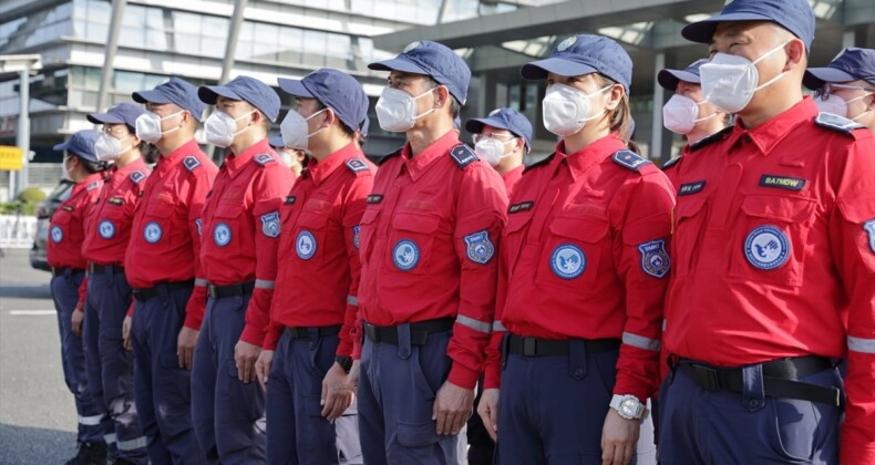 Çin’den yeni arama kurtarma ekibi Hatay’a geldi