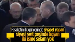 Cumhurbaşkanı Erdoğan, Ahmet Davutoğlu ve Kemal Kılıçdaroğlu’nun elini sıkmadı