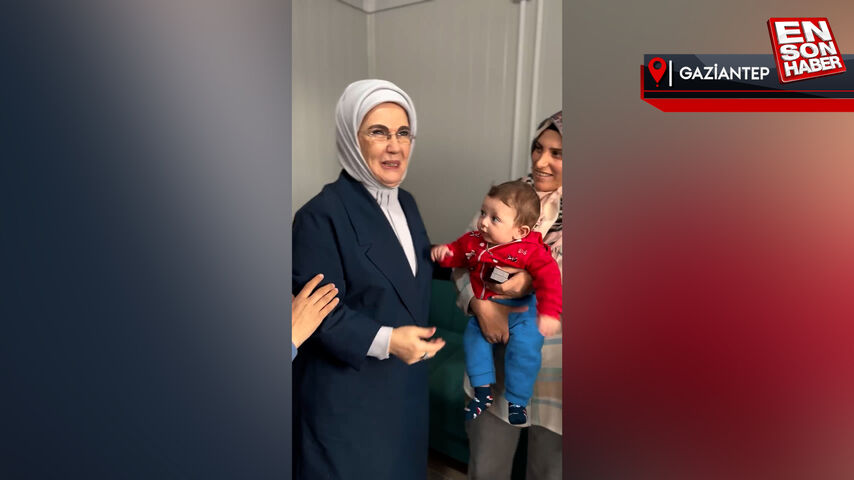 Emine Erdoğan’ın Gaziantep ziyareti esnasında depremzedenin söylediği sözler duygulandırdı