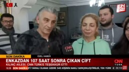 Enkaz altından kurtarılan aile, İHH ekiplerine teşekkür etti