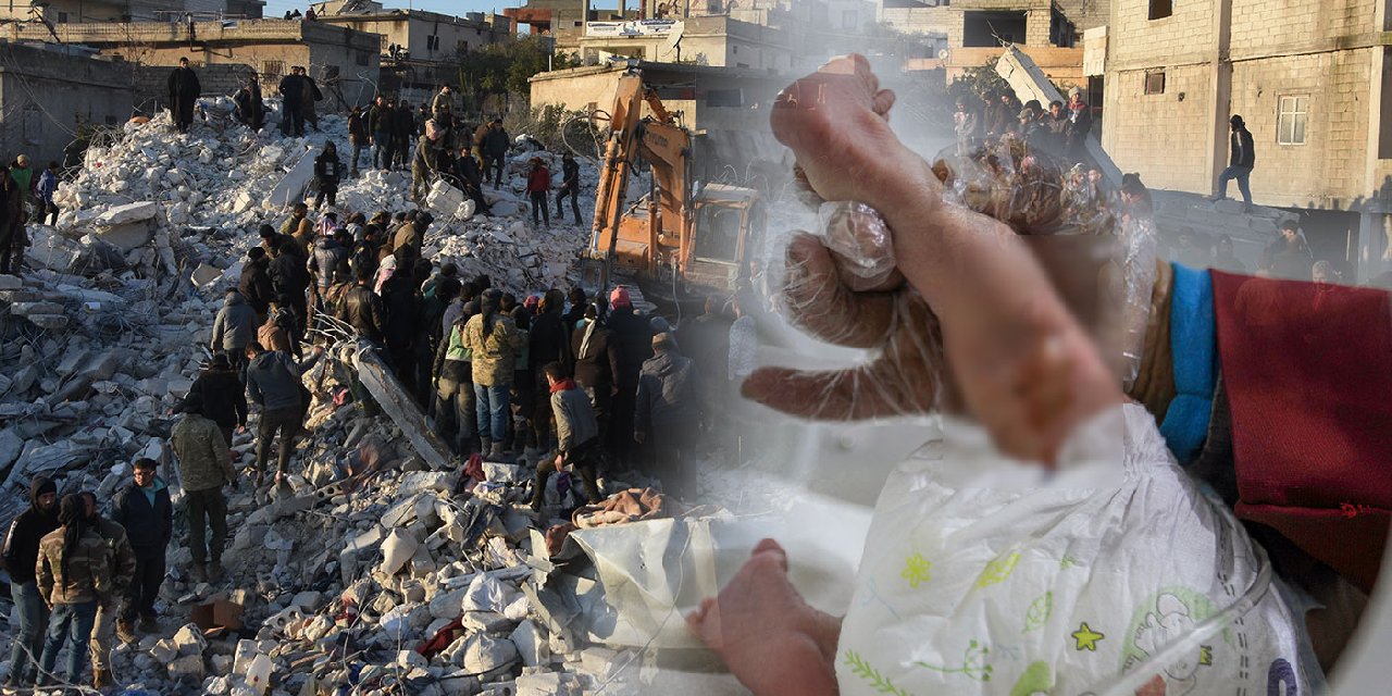 Enkazda doğmuştu… Kimsesi kalmadı