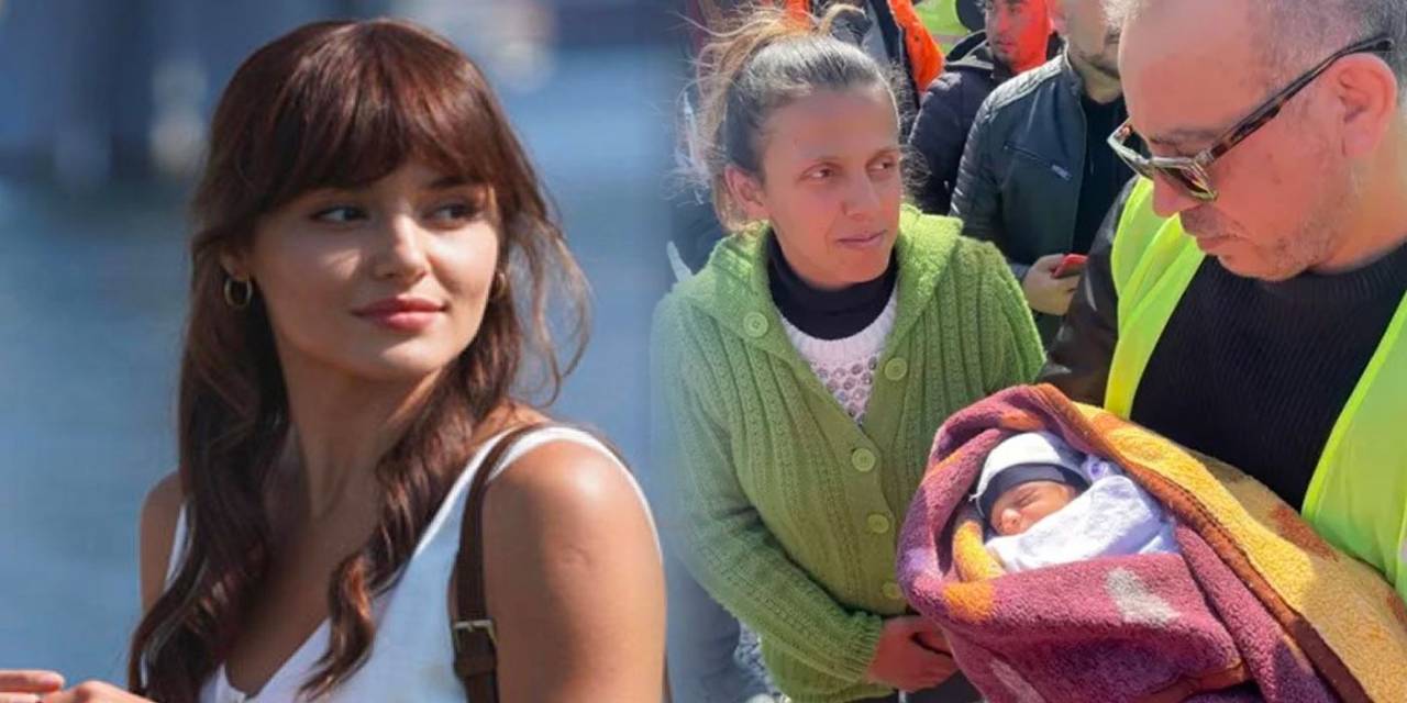 Haluk Levent enkazdan çıkarılan bebeğe isim vermişti: Hande Erçel’den yorum