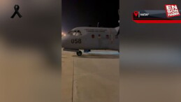 Hatay Havalimanı’nın onarılmasının ardından TSK’nın kargo uçakları yardımlarla piste indi