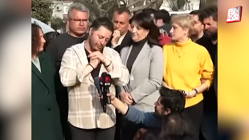 HDP’nin deprem tiyatrosu Pervin Buldan’ın koruması tarafından sonlandırıldı