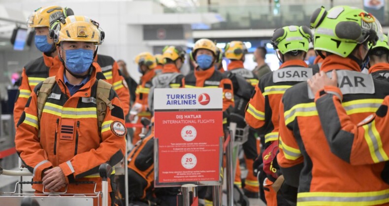 Hong Kong, 59 kişilik arama kurtarma ekibi gönderdi