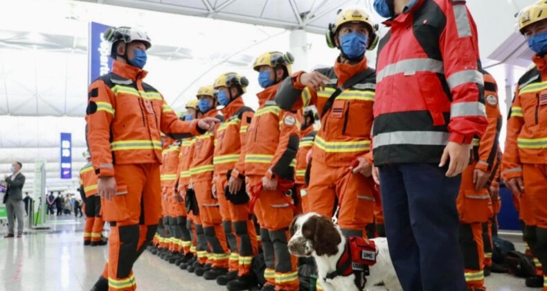 Hong Kong, 59 kişilik kurtarma ekibini Türkiye’ye gönderdi