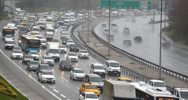 İstanbul’da trafik yoğunluğu