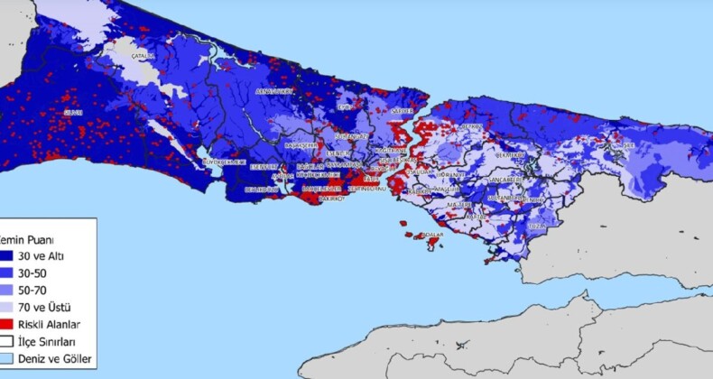 İstanbul’un depreme en dayanıklı yeri neresi? Zemini kötü ilçeler…