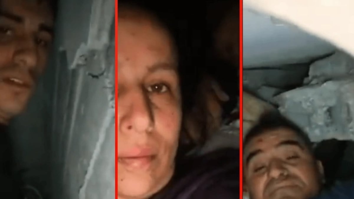 Kahramanmaraş’ta enkaz altında helallik isteyen aile de kurtarıldı