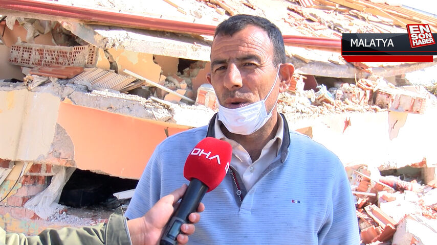 Malatya’da yemek yemek için eve giren aile enkaz altında kaldı