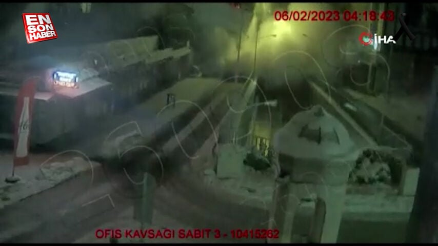 Malatya’dan deprem anına ilişkin yeni görüntüler