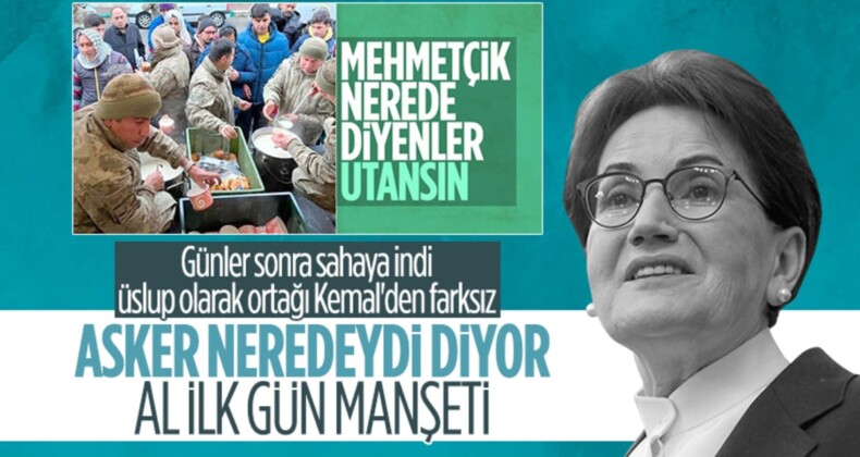 Meral Akşener, askerler sahada yoktu yalanını tekrarladı