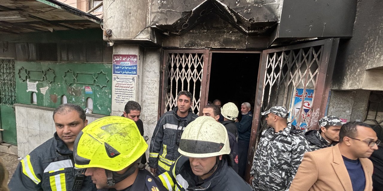 Mısır’da hastane yangını