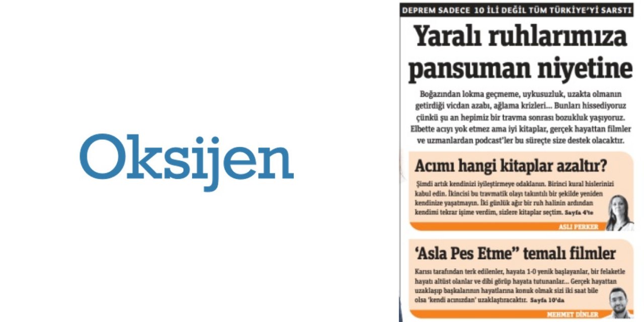 Oksijen yazarını istifaya götüren yazı