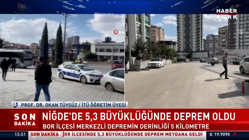 Prof. DR. Okan Tüysüz Niğde depremini yorumladı