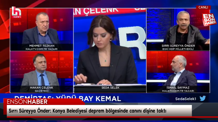 Sırrı Süreyya Önder: Konya Belediyesi deprem bölgesinde canını dişine taktı