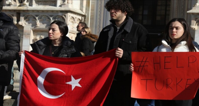 Türk öğrenciler Milano’da depremzedeler için seferber oldu