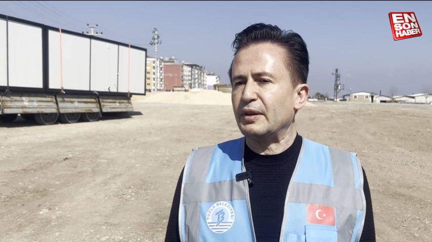 Tuzla Belediye Başkanı Şadi Yazıcı: Kalıcı konutlar yapılana kadar Hatay’a hizmet sunacağız