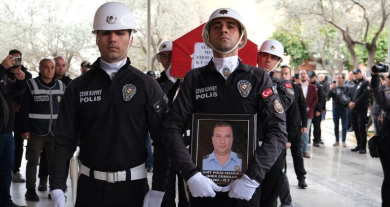 Aydınlı şehit polis memleketinde son yolculuğa uğurlandı