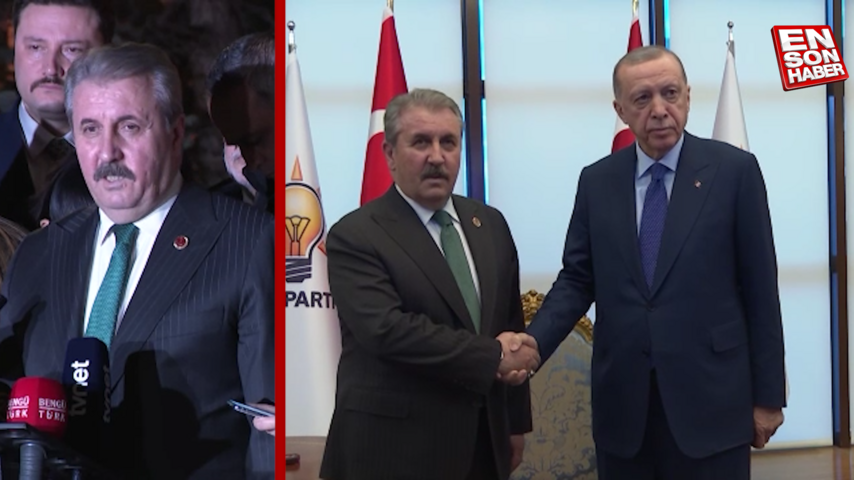 Cumhurbaşkanı Erdoğan, BBP lideri Mustafa Destici ile görüştü