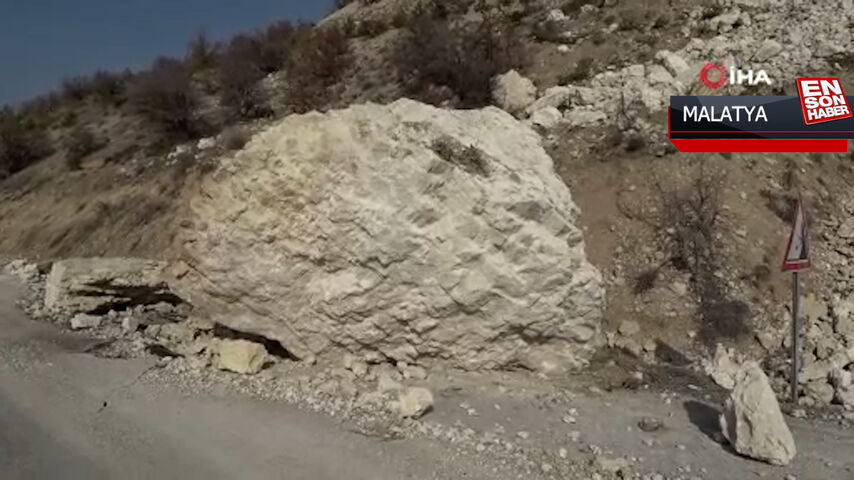 Deprem , Malatya’da dağları yerinde oynattı